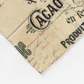 Paris-Aufkleber-Collagen-französische Fleecedecke (Ecke)