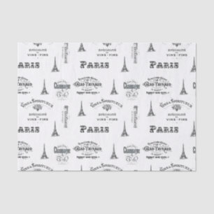 Paris-Aufkleber-Collagen-Seidenpapier Seidenpapier