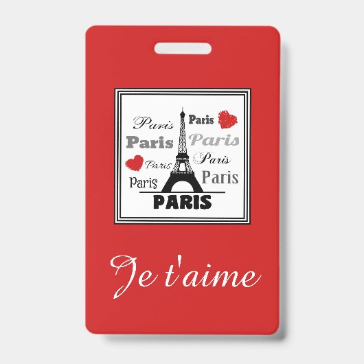 Paris Ausweis (Vorderseite)