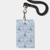 Paris Ausweis (Rückseite mit Lanyard)
