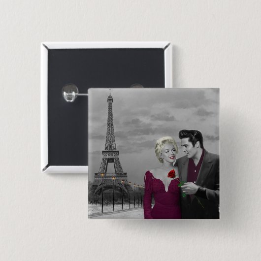 Paris B&W 2 Button (Vorne & Hinten)