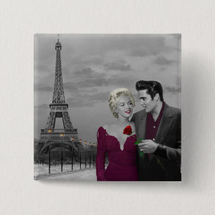 Paris B&W 2 Button