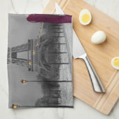 Paris B&W 2 Handtuch (Viertel Falte)