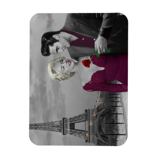 Paris B&W Magnet (Vertikal)