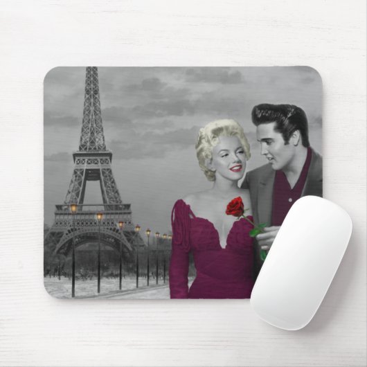 Paris B&W Mousepad (Mit Mouse)
