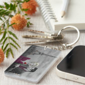 Paris B&W Schlüsselanhänger (Vorderseite rechts)