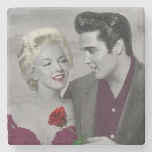 Paris B&W Steinuntersetzer (Vorderseite)