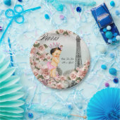 Paris Baby Dusche Pappteller (Party)