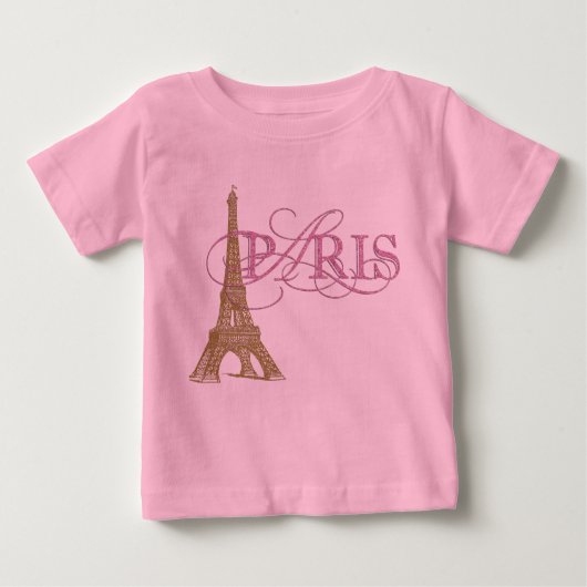 Paris Baby Girl Baby T-shirt (Vorderseite)
