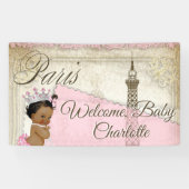Paris Baby Shower Banner (Horizontal)