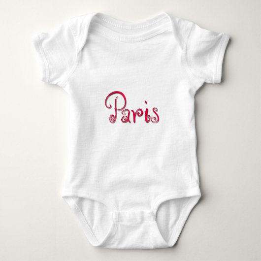 Paris Baby Strampler (Vorderseite)