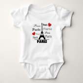 Paris Baby Strampler (Vorderseite)
