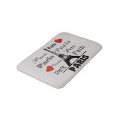 Paris Badematte (Schrägansicht)