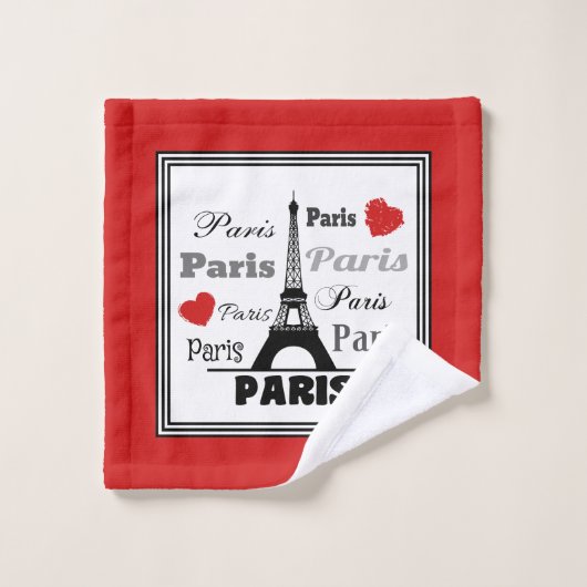 Paris Badhandtuch Set (Waschlappen)