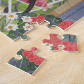 Paris Balcony Cat Breakfast Eiffel Tower Puzzle (Seite)