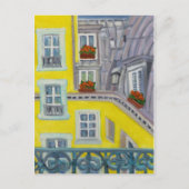 Paris Balcony Postkarte (Vorderseite)