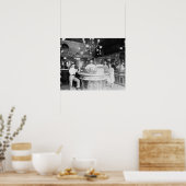 Paris Bar, 1895. Vintages Foto Poster (Küche)