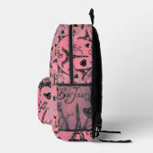 PARIS BEDRUCKTER RUCKSACK (Rechts)