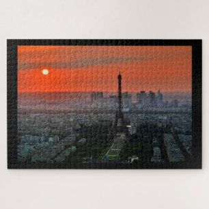Paris bei Sunset Puzzle