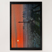 Paris bei Sunset Puzzle (Vertikal)