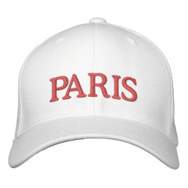 Paris Bestickte Baseballkappe