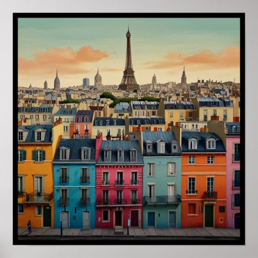Paris bezaubern poster (Vorne)