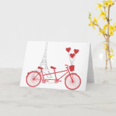 Paris Bicycle Karte (Gelbe Blume)