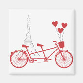 Paris Bicycle Magnet (Vorne)