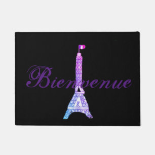 Paris Bienvenue Welcome Mat Fußmatte