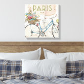 Paris Bike Leinwanddruck (Insitu (Schlafzimmer))