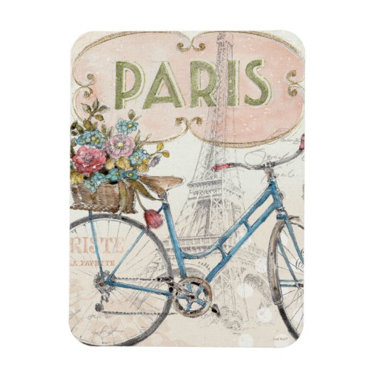 Paris Bike Magnet (Vertikal)