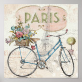 Paris Bike Poster (Vorne)