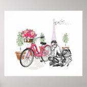 Paris Bike Ride Poster (Vorne)