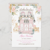 Paris Birthday Einladung (Vorne/Hinten)