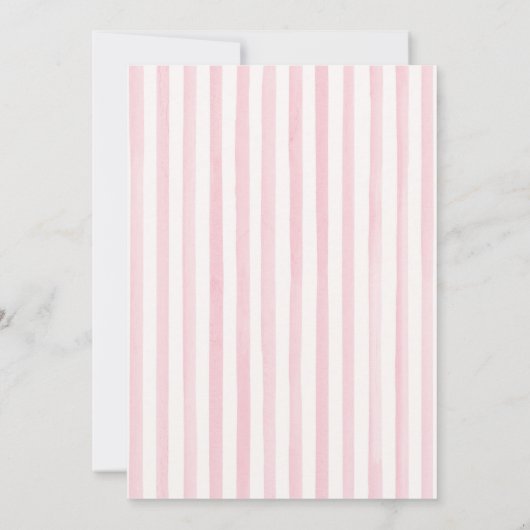 Paris Birthday Pariser Café Einladung (Rückseite)