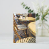 Paris Bistro Postkarte (Stehend Vorderseite)