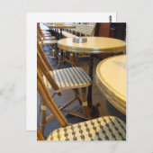 Paris Bistro Postkarte (Vorne/Hinten)