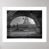 Paris Black & White Print Poster (Vorne)