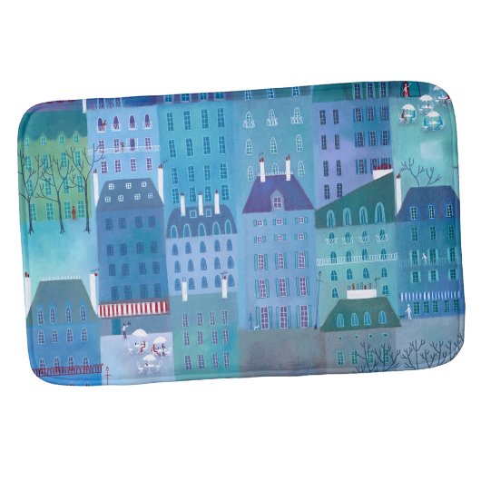 Paris Blau Badematte