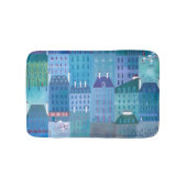 Paris Blue Badematte (Vorderseite)