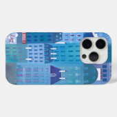 Paris Blue Case-Mate iPhone Hülle (Rückseite (Horizontal))