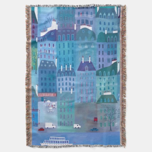 Paris Blue Decke (Vorderseite Vertikal)