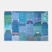 Paris Blue Fußmatte (Vorderseite)