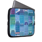Paris Blue Laptopschutzhülle (Vorne Rechts)