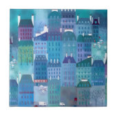 Paris Blues Fliese (Vorderseite)