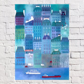 Paris Blues Fotodruck