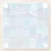 Paris Blues Glasuntersetzer (Rückseite)