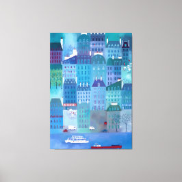 Paris Blues Leinwanddruck