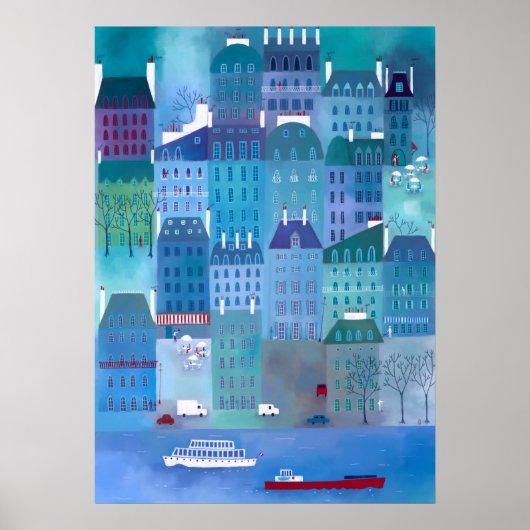 Paris Blues Poster (Vorne)