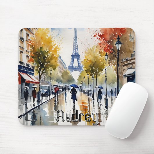 Paris Blvd Eiffel Tower Personalisiert Mousepad (Mit Mouse)